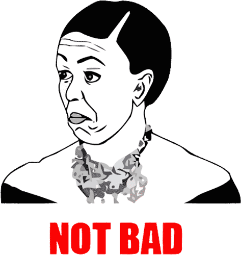 La Estética Del Meme Es Muy Parecida A Otros Que Se - Not Bad Michelle Obama (473x500), Png Download
