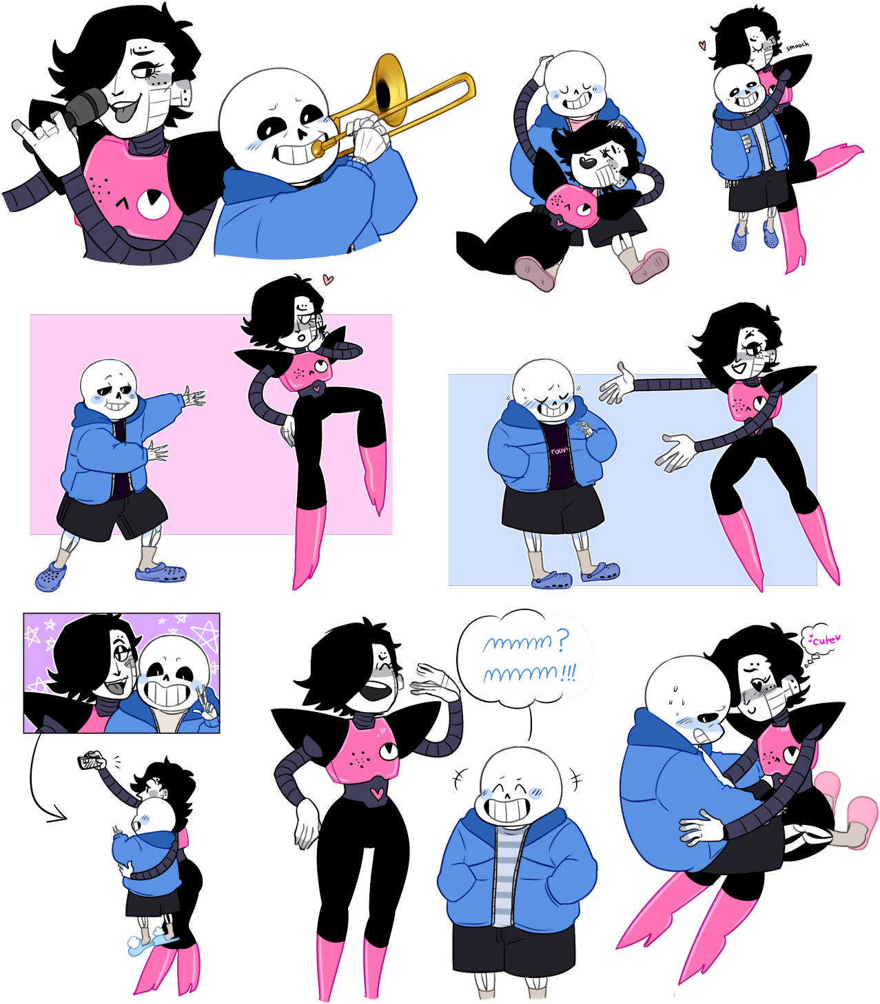 Mettasans Mettaton Sans Undertale Pichu Piqueue - Hijo De Frisk Y Sans (1280x1468), Png Download
