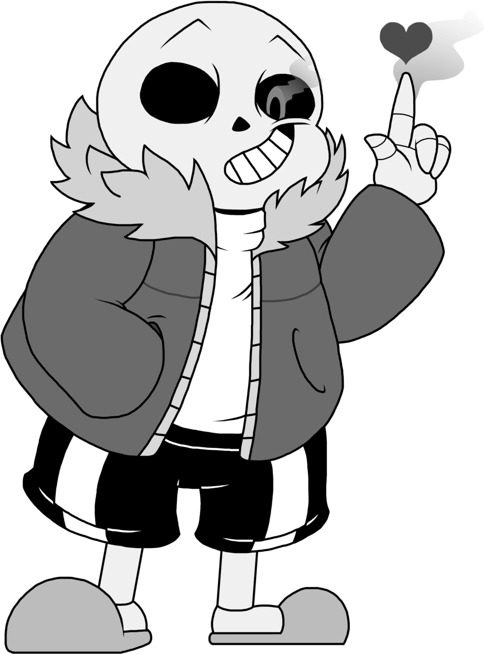 Hi This Is A Blog For Undertale - Sans Fanart (1024x1339), Png Download