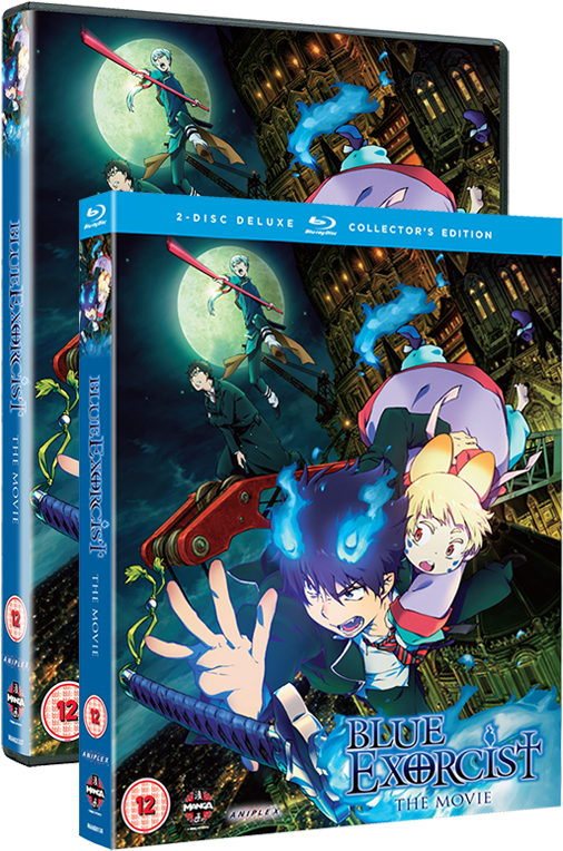 Blue Exorcist The Movie - Blue Exorcist The Movie Blu-ray (530x795), Png Download