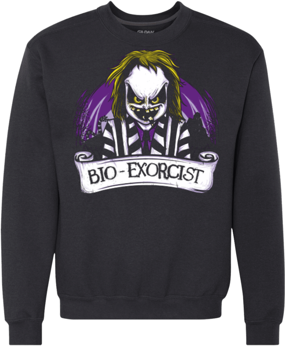 Bio Exorcist Premium Crewneck Sweatshirt - Ugly Christmas Sweaters Santa Fireman (1155x1155), Png Download