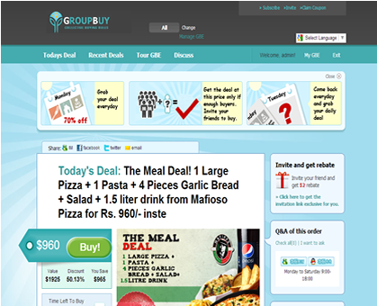 Groupon - Groupon Clone (418x551), Png Download