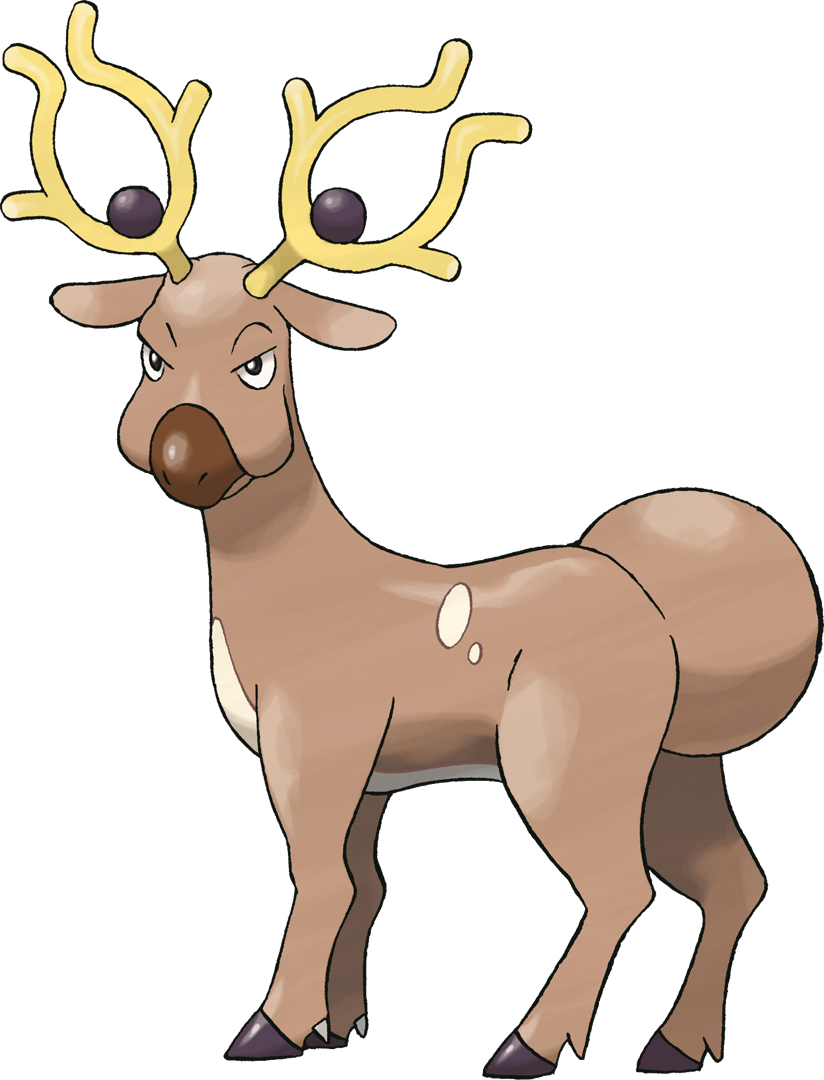 Stantler - Stantler Pokemon Png (824x1080), Png Download