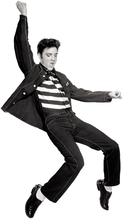 Elvis 'da Pelvis' Presley - Elvis Presley Gif Png (580x720), Png Download