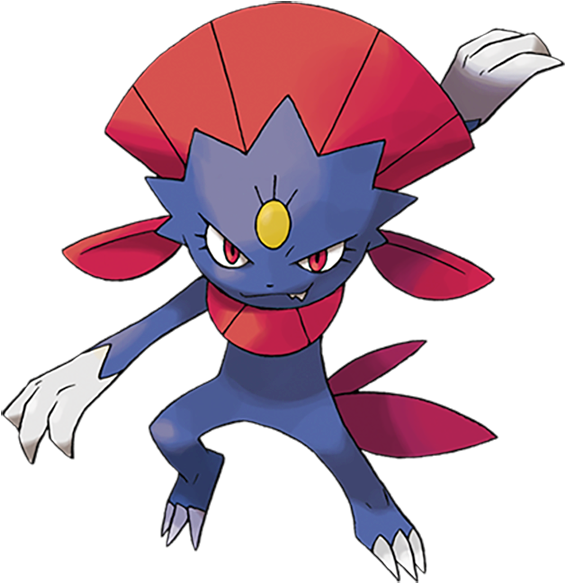 Pokémon Weavile - Dark Pokemon (640x640), Png Download
