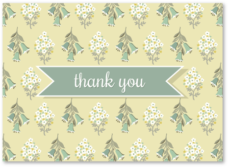 Say Thank You With A Sweet Card - She Said Yes! Bridal Shower Thank You Cards (498x373), Png Download
