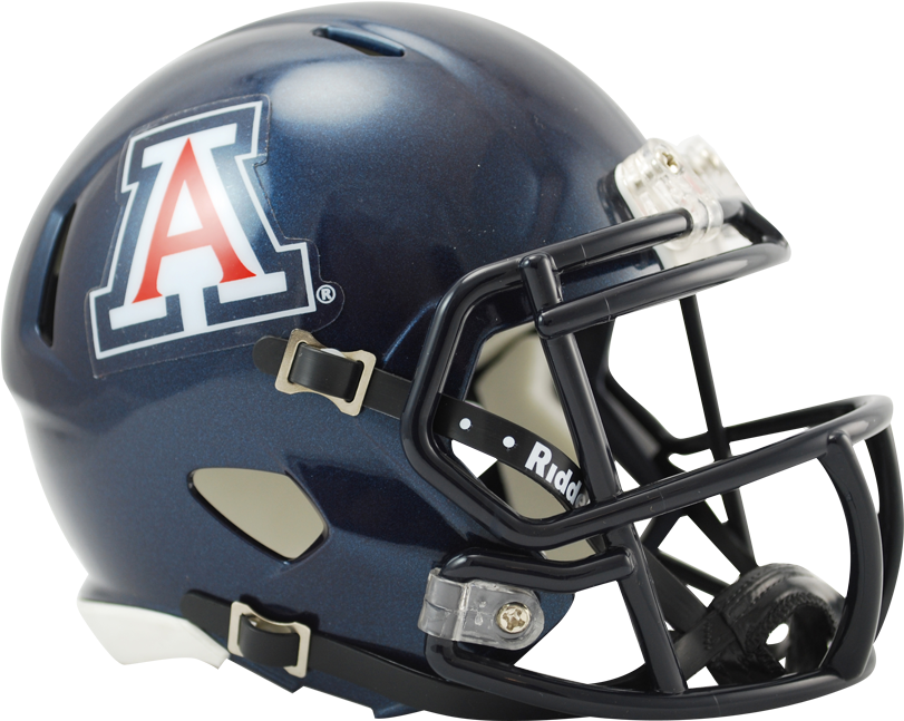 Arizona Speed Mini Helmet - Riddell Ncaa Speed Mini Helmets (475x429), Png Download