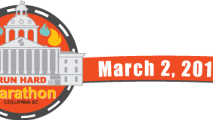 Run Hard Columbia Marathon & Half Marathon (704x396), Png Download