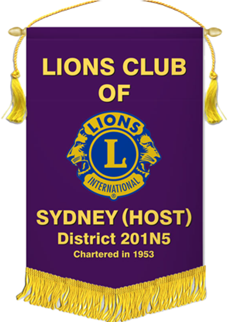 Welcome To The Lions Club Of Sydney Inc - Lions Club Banners Australia (463x640), Png Download