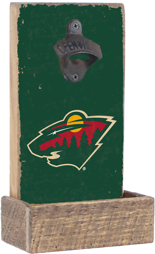Minnesota Wild Bottle Opener - Minnesota Wild (1024x1024), Png Download