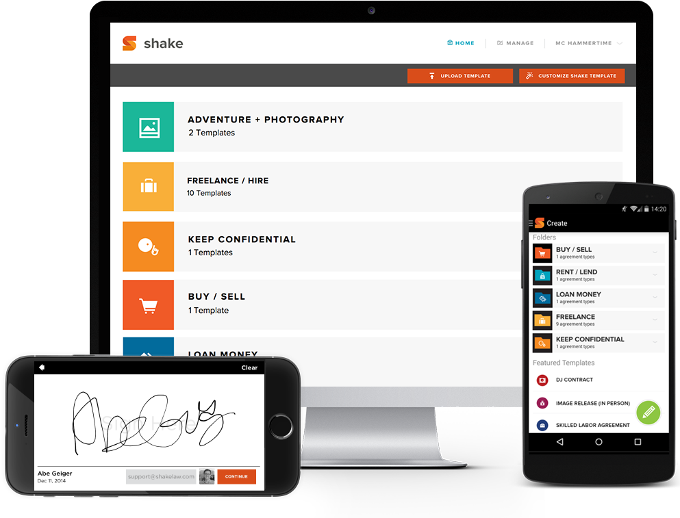 Create, Sign, And Send Releases, Waivers And Other - Smartphone (1000x804), Png Download
