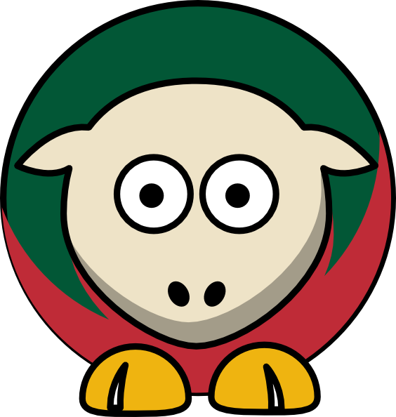 Sheep Minnesota Wild Team Colors Svg Clip Arts 564 (564x594), Png Download