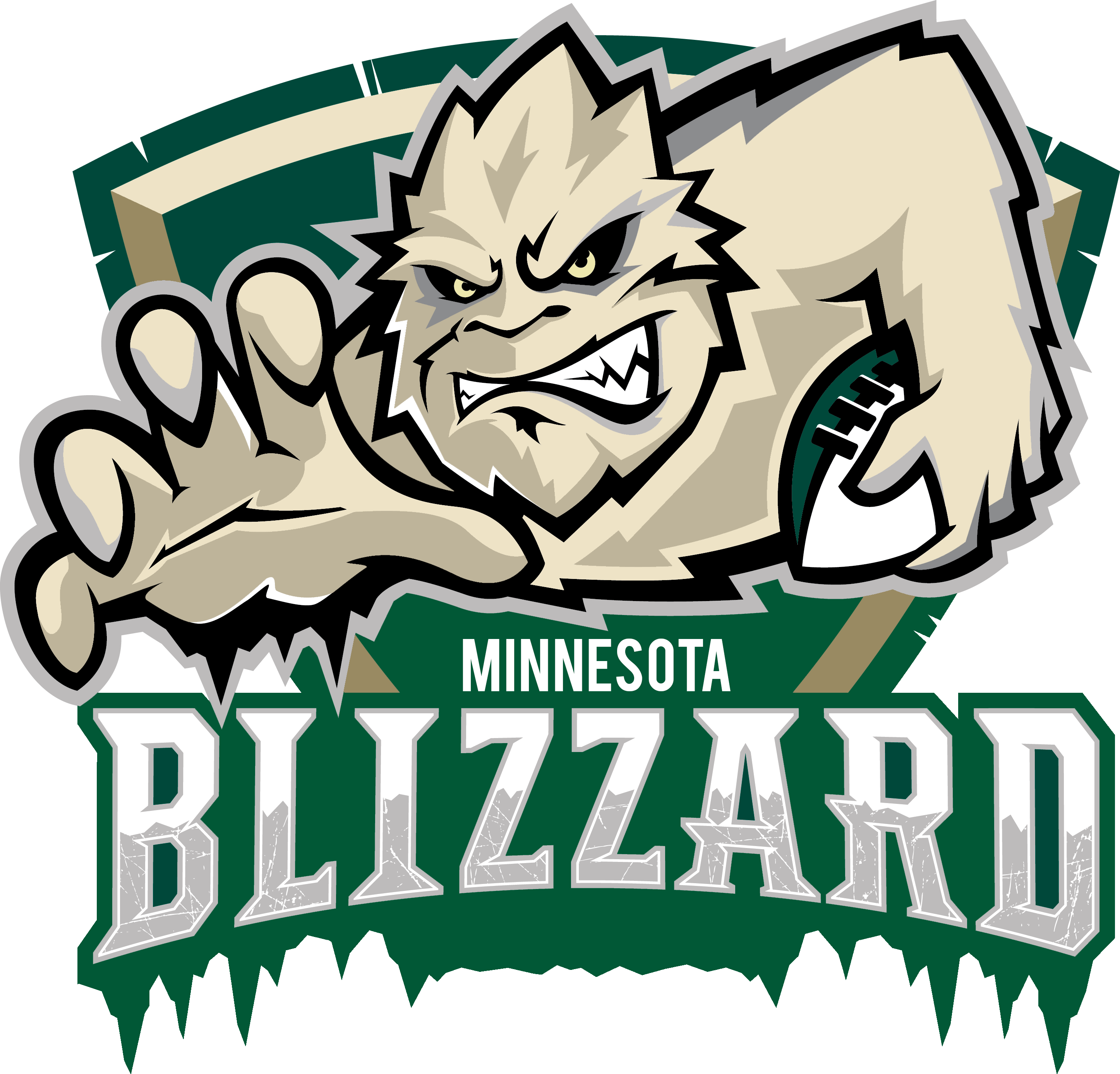 Ever Wonder What The Logo Would Be If It Wasn't Minnesota - Green Bay Blizzard (2893x2775), Png Download