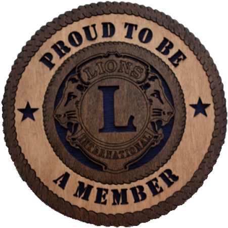 Lions Club Member Plaque - Embroidered Patch (500x500), Png Download