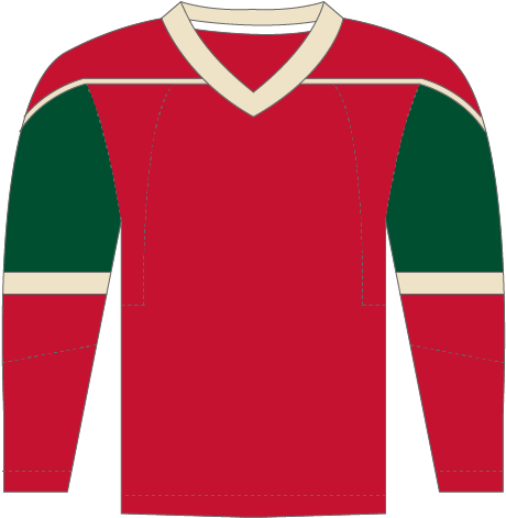Minnesota Wild - Red - Front - Sweater (600x600), Png Download