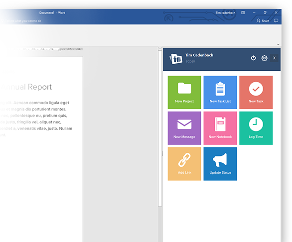 Teamwork Projects Functionality Through Your Ms Office - Outlook Teamwork Plugin (586x486), Png Download