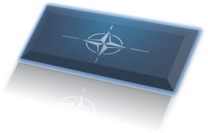 Nato Flag Light - Paper (791x602), Png Download