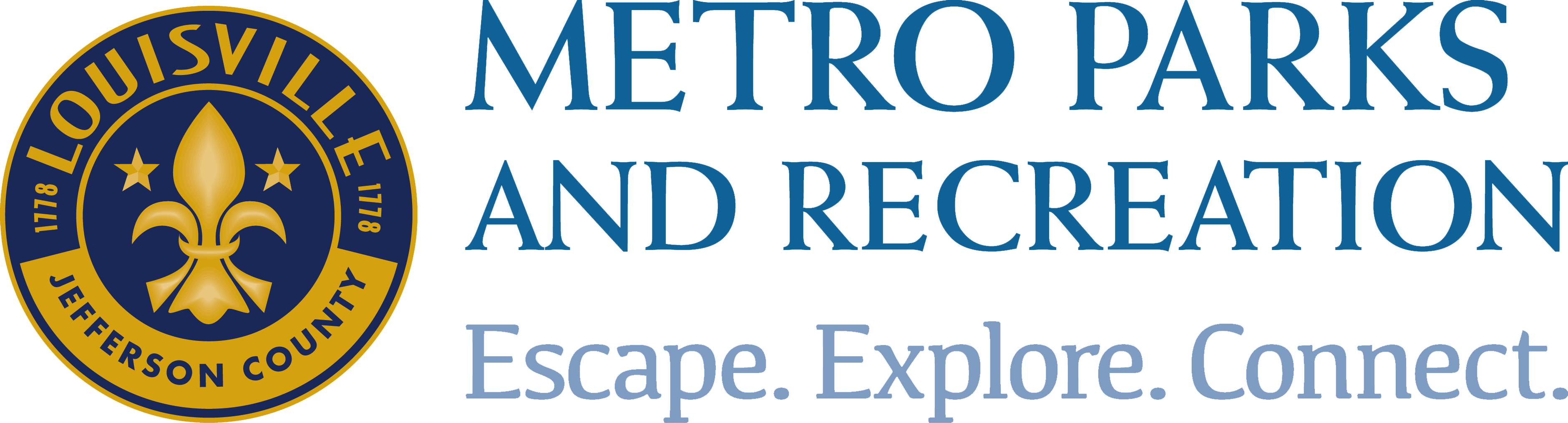 Louisville Metro Parks Logo (3759x1015), Png Download