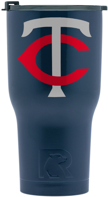 Navy With Red/gray Tumbler - Personalized Tumbler (351x641), Png Download
