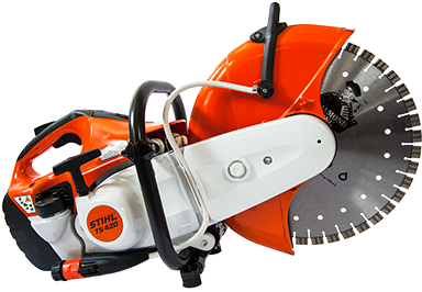 Husqvarna K760 Vs Stihl Ts420 - Saw Con (393x378), Png Download