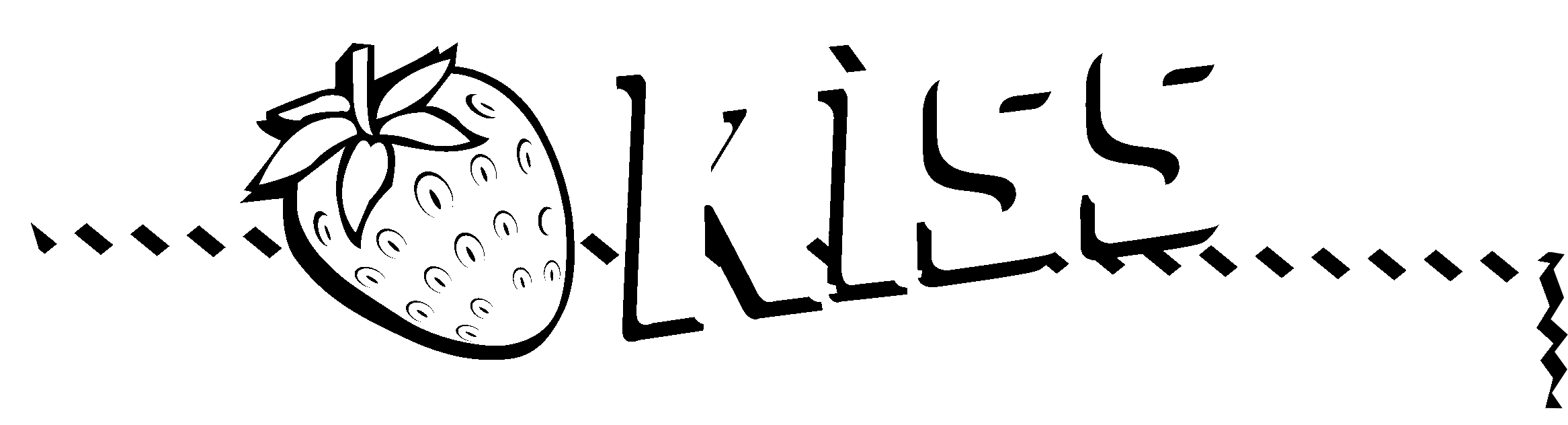 Kiss Logo Black And White - Kiss (2400x2400), Png Download