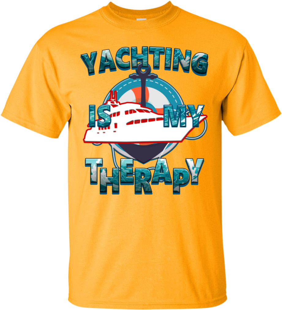 Yachting Gildan Ultra Cotton T-shirt - Yellow Wonder Woman Shirt (1024x1024), Png Download
