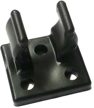 Led Mounting Clips - Plastic (432x440), Png Download