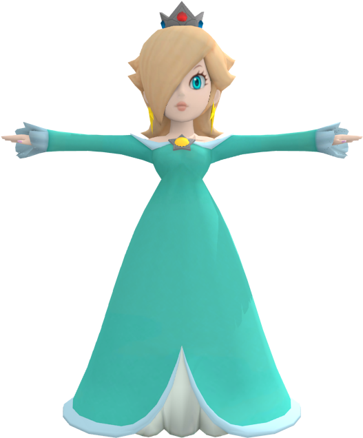 Download Zip Archive - Rosalina Model (750x650), Png Download