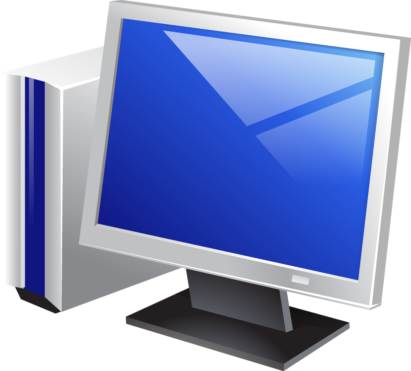 Manutenção De Computadores Em Santos / Sp - Computador (827x747), Png Download