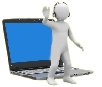 Boneco - איש מחשבים (400x300), Png Download