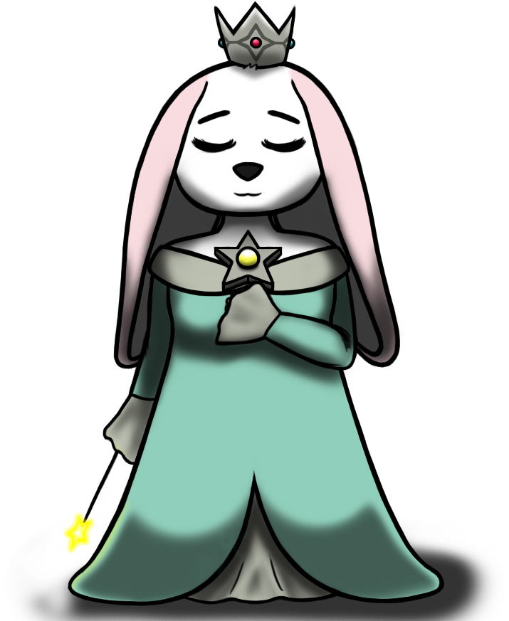 Rosalina Rabbit - Drawing (800x900), Png Download