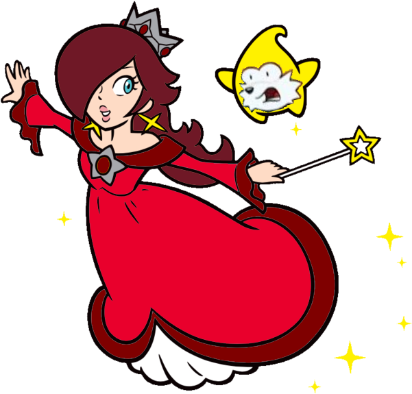 Rosalina Mario Bros - Rosalina (600x609), Png Download