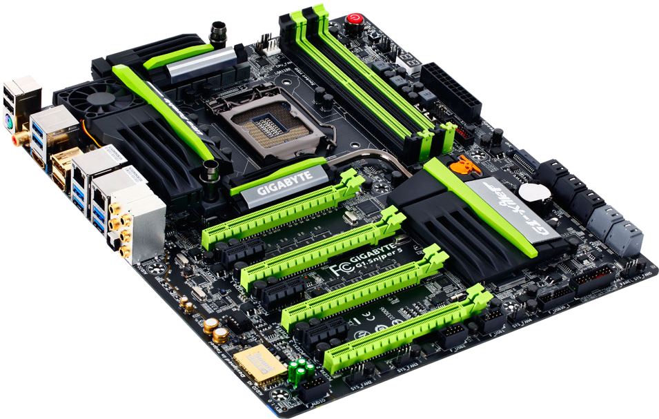 Placa Mãe - Gigabyte Z87x Oc (1000x664), Png Download