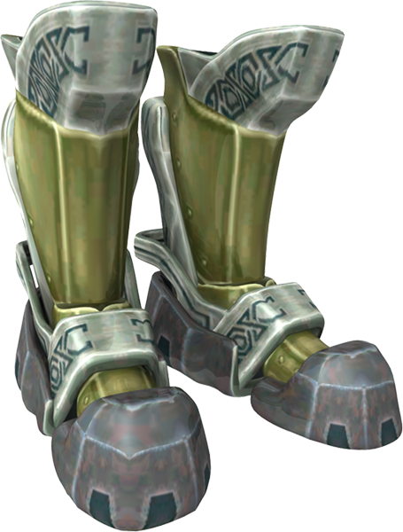 The Iron Boots Are, As They Are Called, Boots Made - Twilight Princess Iron Boots (455x600), Png Download