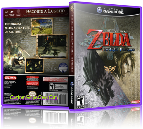 The Legend Of Zelda Twilight Princess - Legend Of Zelda The Twilight Princess (gamecube) (500x428), Png Download
