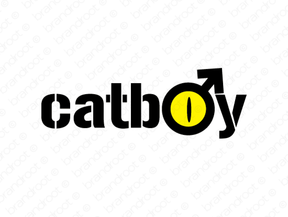 Catboy Logo Design Included With Business Name And - Logo (1100x829), Png Download