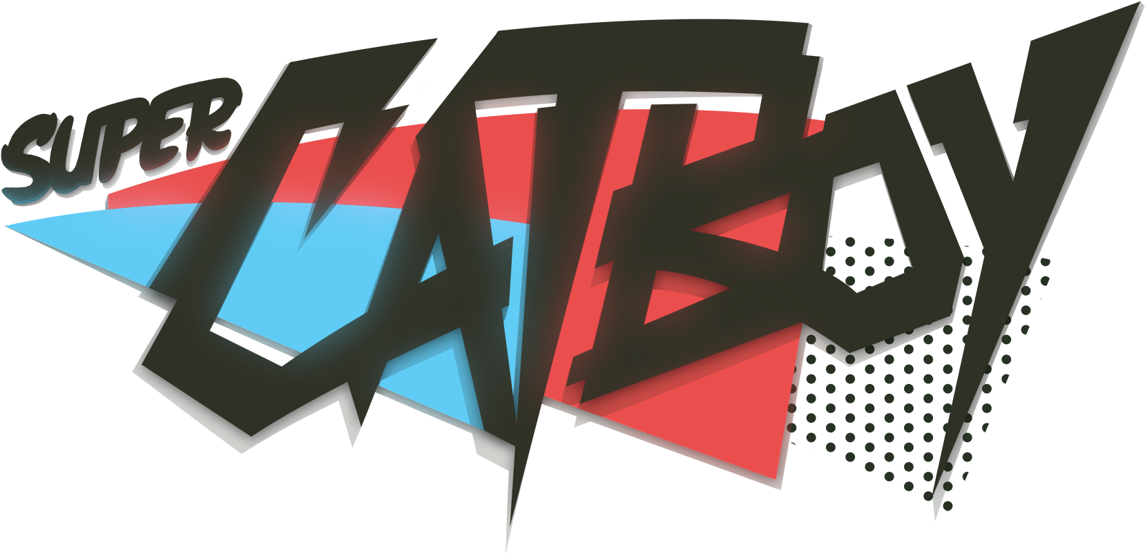 Super Catboy - Press Kit (1800x966), Png Download