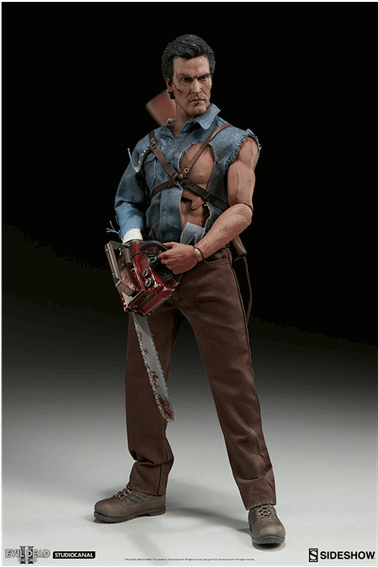 1 Of - Evil Dead 2 - Ash Williams 1/6th Scale Action Figure (600x600), Png Download