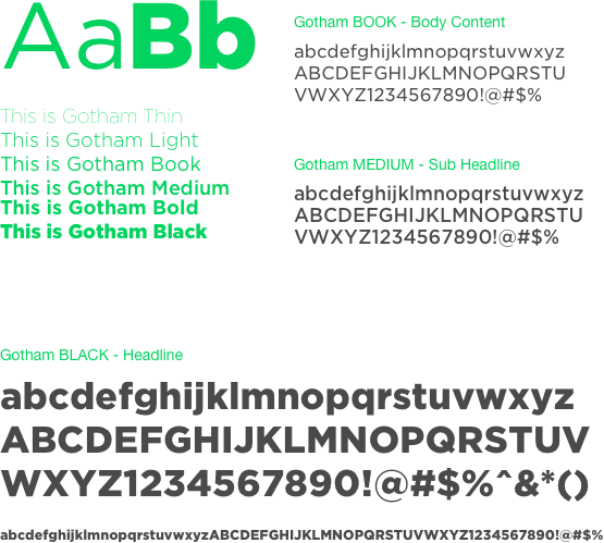 Obtain Gotham - Font (555x499), Png Download