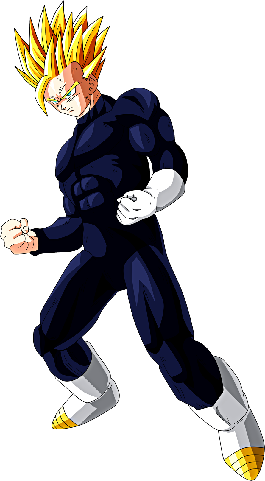 Click To Edit - Dragon Ball Z Gohan Adulto Ssj2 (1020x1686), Png Download