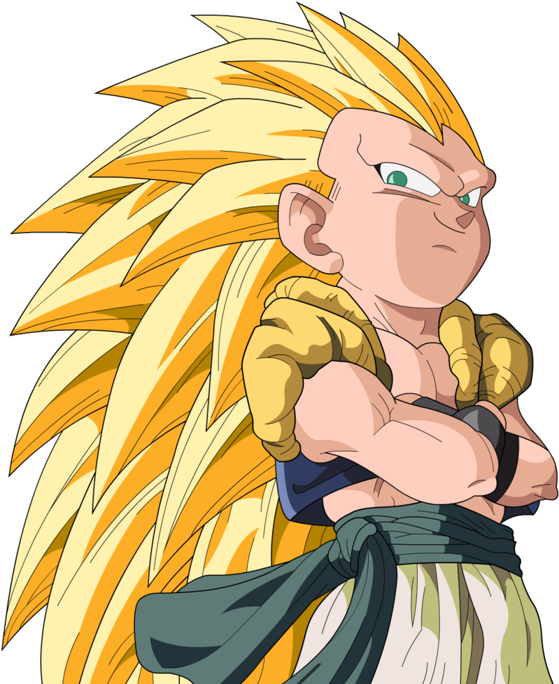 Vs - - Gotenks Ssj3 Hd (814x981), Png Download