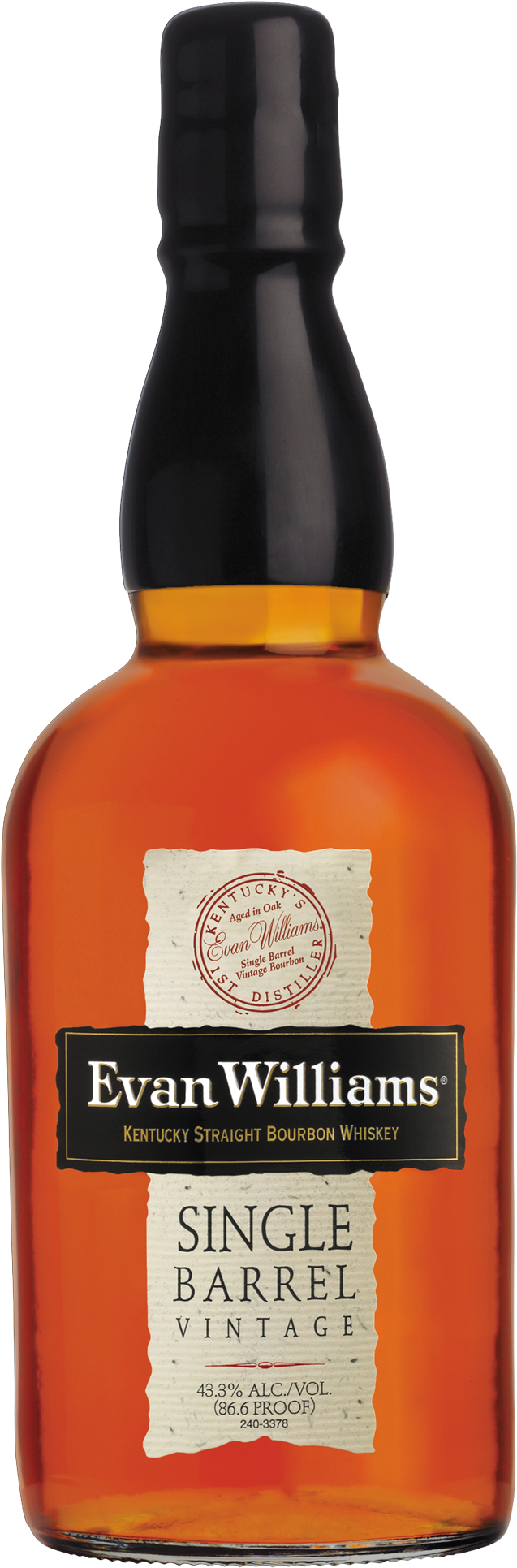 Evan Williams Single Barrel Bourbon 700ml - Evan Williams Single Barrel 750ml (1600x2000), Png Download