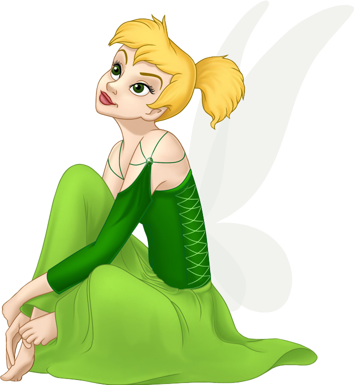 Imágenes De Campanita - Tinkerbell I Love U (708x770), Png Download