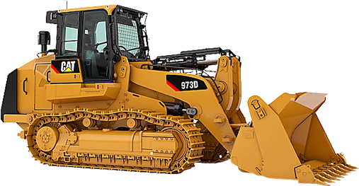 Cargadores De Cadenas Para Manejo De Desecho - Cat Track Loader (550x400), Png Download