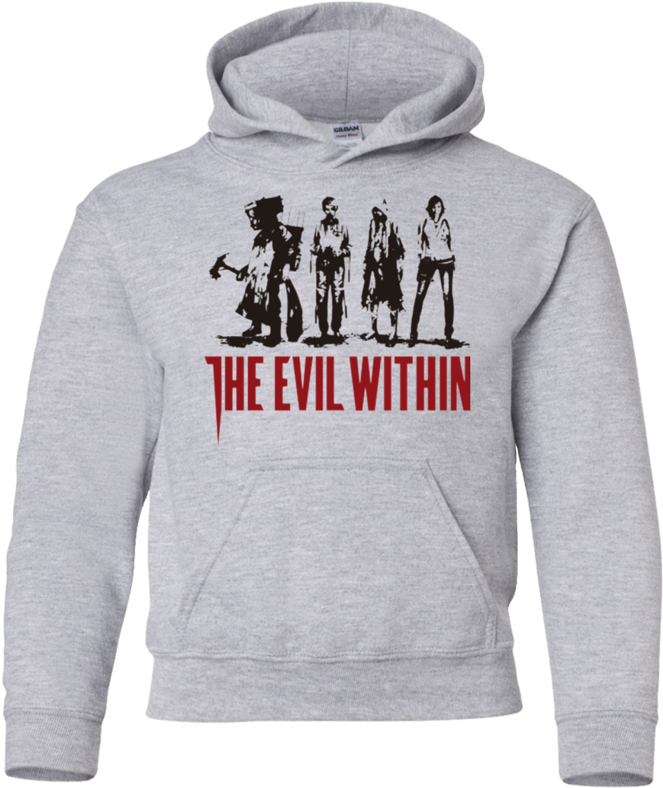 The Evil Within Youth Hoodie - Hoodie (1155x1155), Png Download