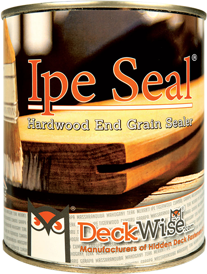 Ipe Seal End Grain Sealant From Deckwise - Deckwise Ipe Seal Hardwood Endgrain Sealant, 1 Qt Can (450x560), Png Download