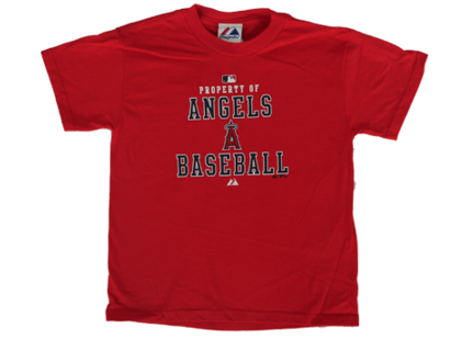 Los Angeles Angels Of Anaheim Youth Ac Property Of - Aviation Shirts (450x600), Png Download