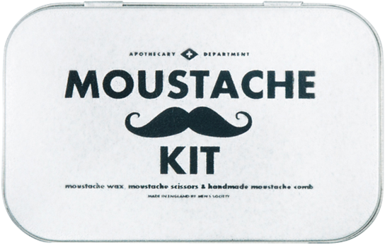Men's Society - Mustache Grooming Kit (1024x1024), Png Download