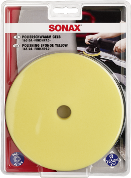 04935000 Sonax Polierschwamm Gelb - Sonax (480x360), Png Download