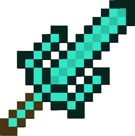 Go Back > Gallery For > Minecraft Knife Minecraft Iron - Minecraft Orange Sword (566x569), Png Download